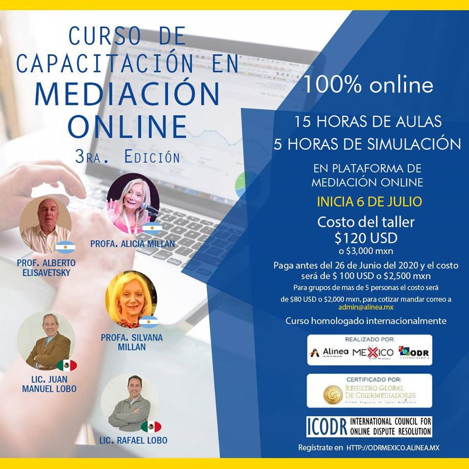 Capacitación en mediación on line – CURSO VIRTUAL