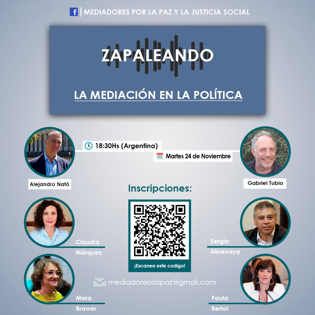 La mediación en la política – ON LINE