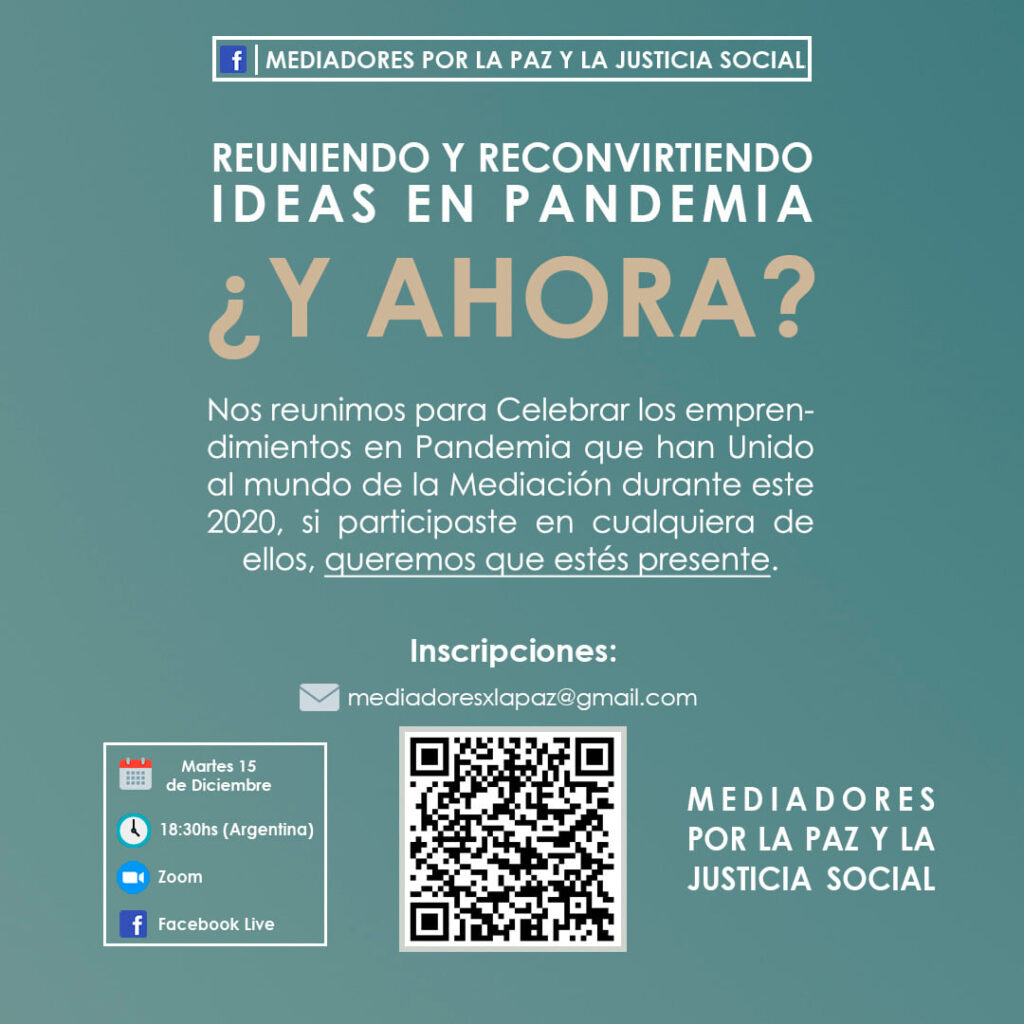 Reuniendo y reconvirtiendo ideas en pandemia ¿Y ahora…? – ON LINE