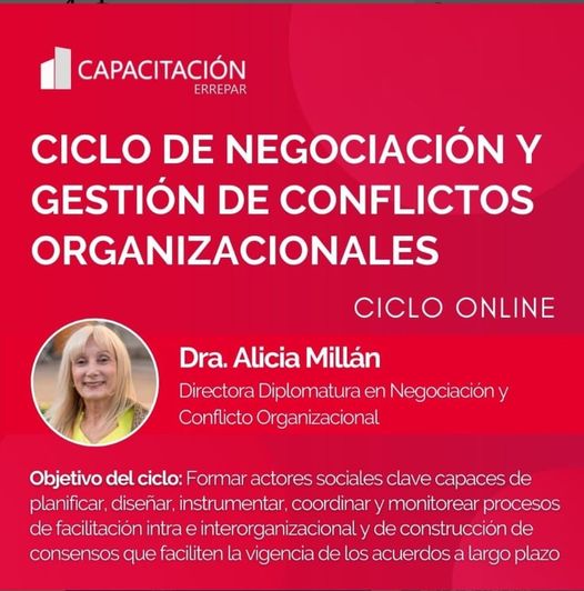 Ciclo de negociación y gestión de conflictos organizacionales – ON LINE